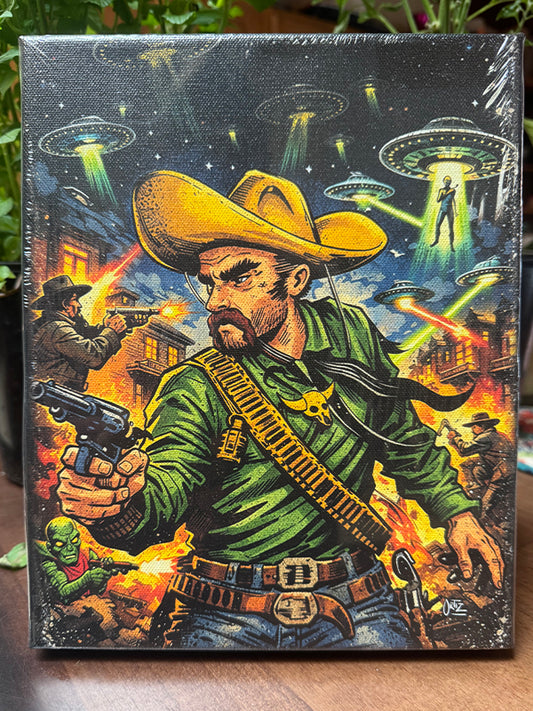 Cowboys & Aliens 8x10 Canvas Giclee