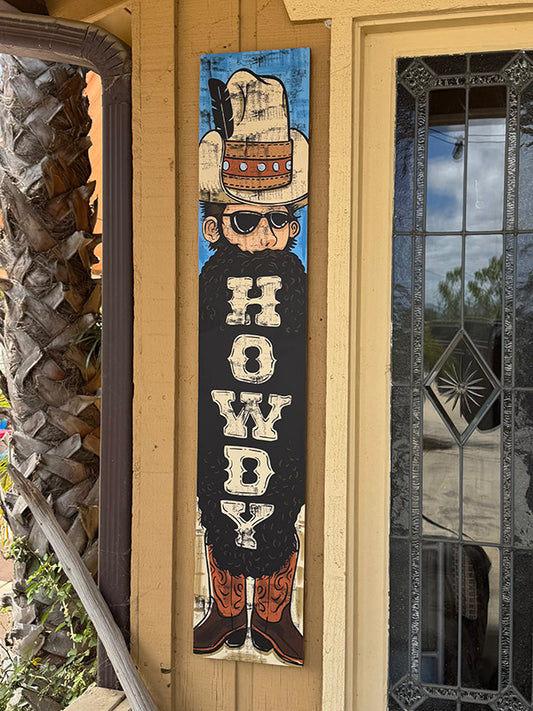 Howdy Cowboy Sign