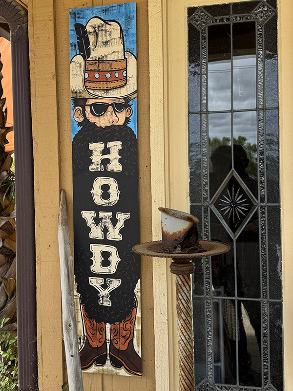 Howdy Cowboy Sign