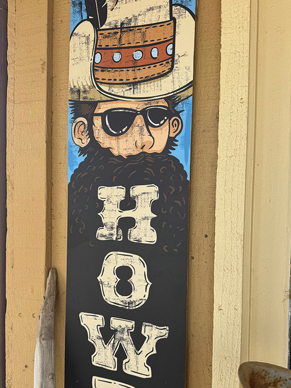Howdy Cowboy Sign