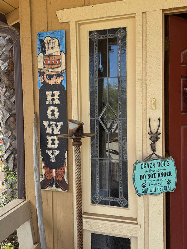 Howdy Cowboy Sign